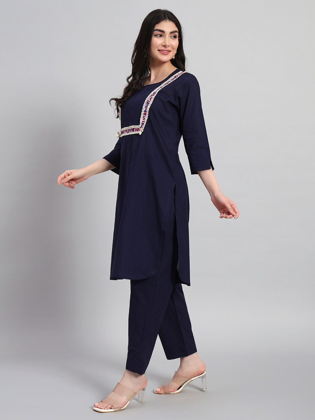 Cambric Cotton Kurta Set