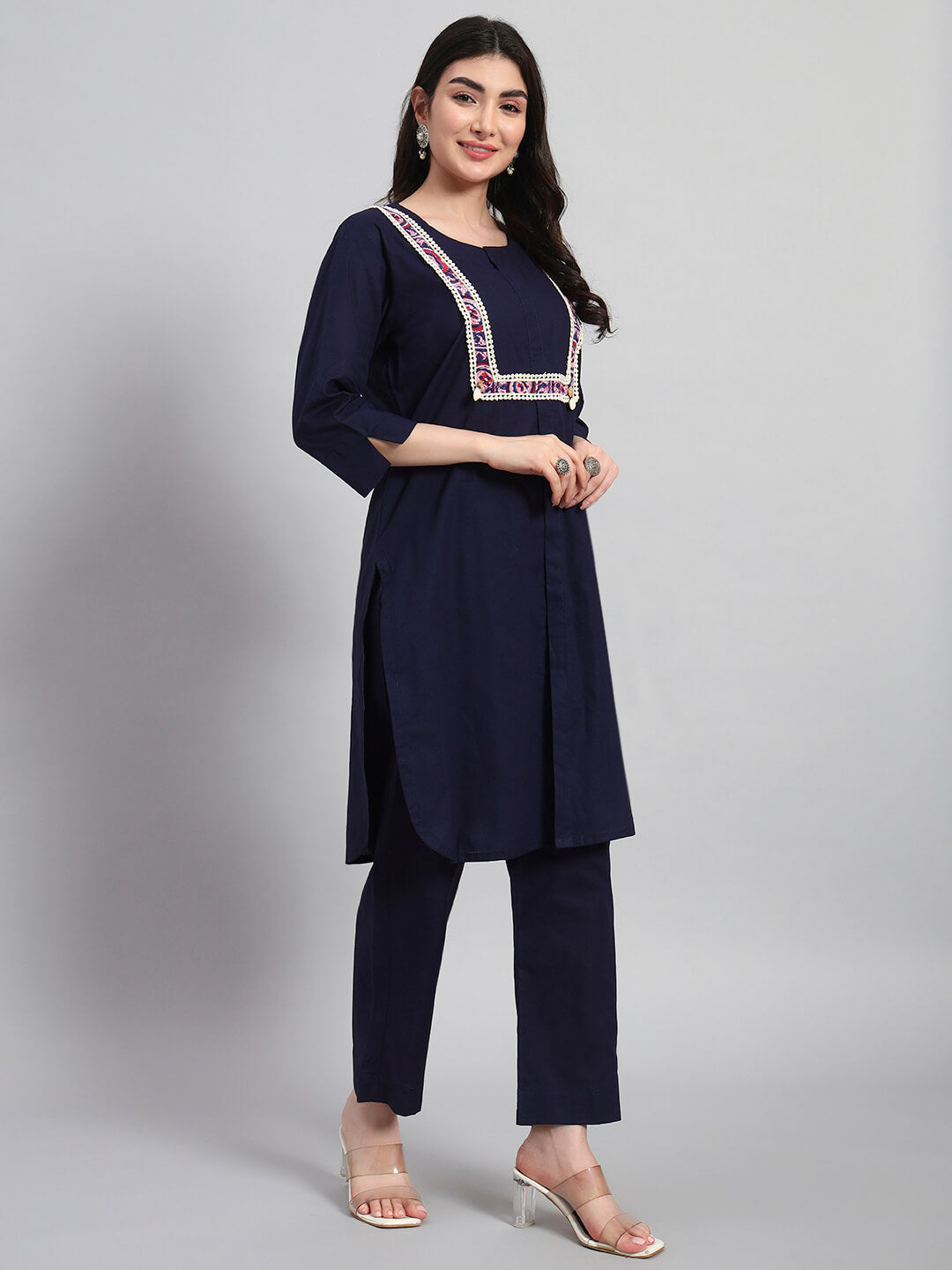 Cambric Cotton Kurta Set