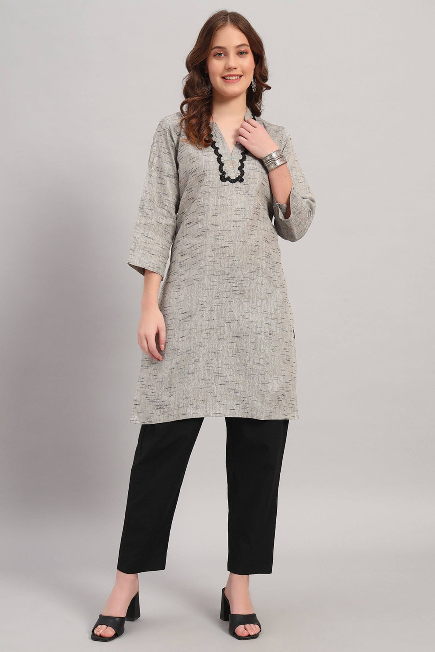 Khadi Cotton Kurta Set