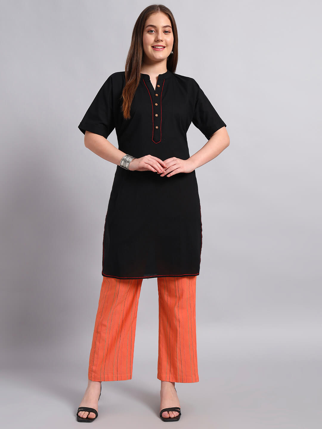 Cambric Cotton Kurta Set