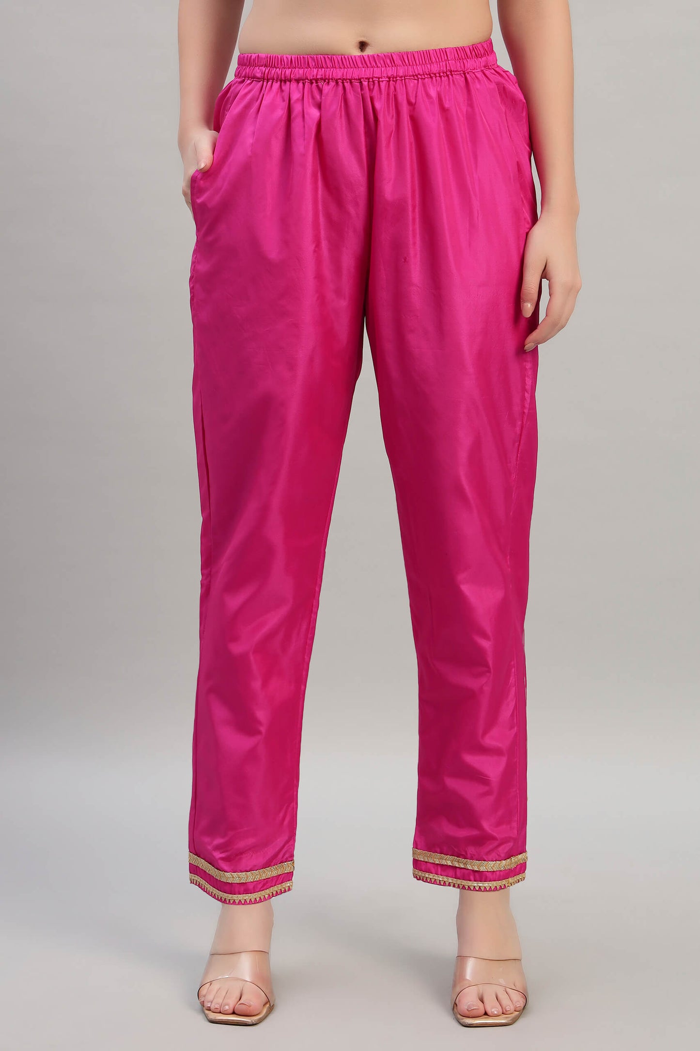 Silk Anarkali Kurta Set