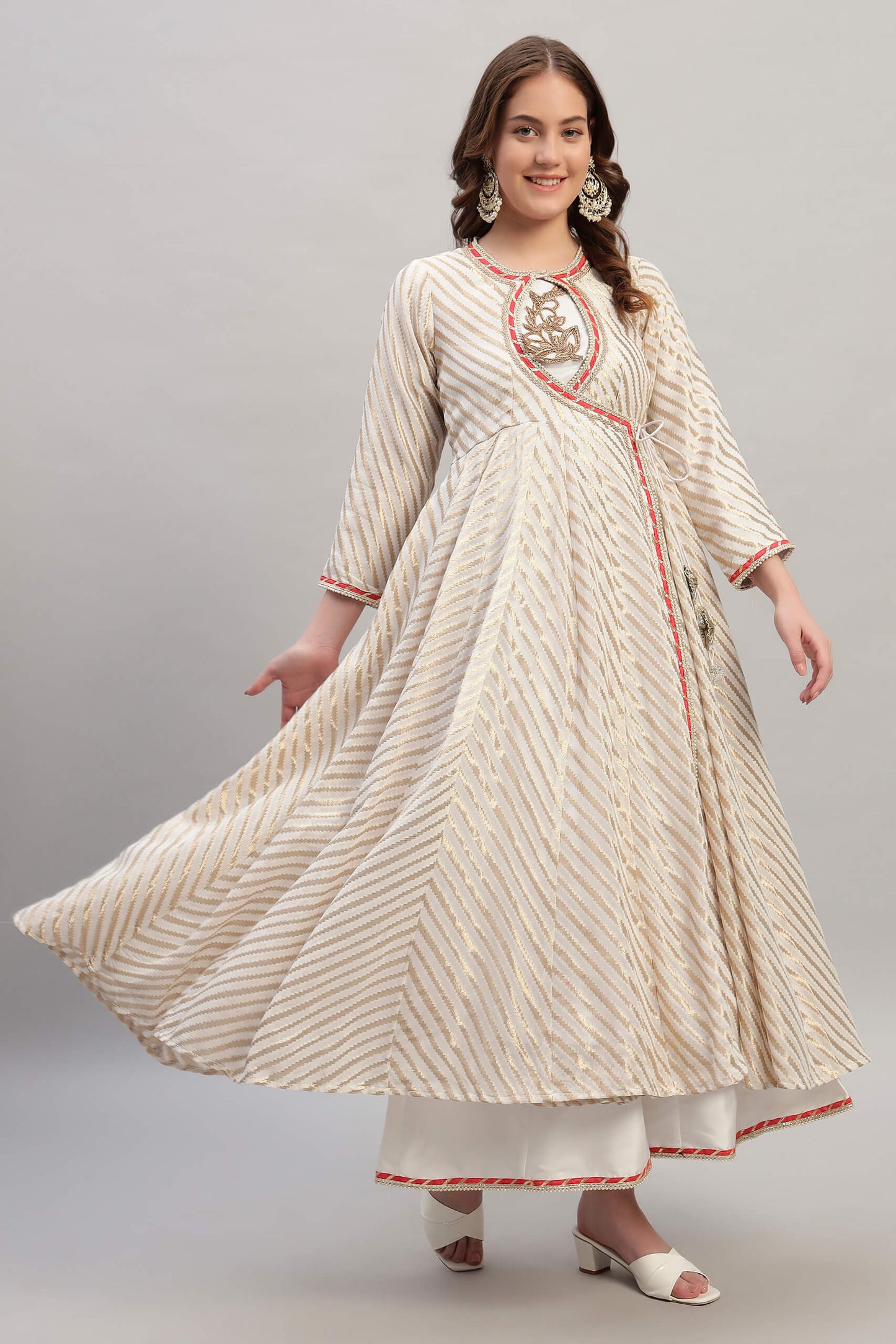 Georgette Anarkali Kurta Set
