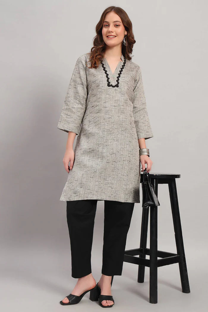 Khadi Cotton Kurta Set