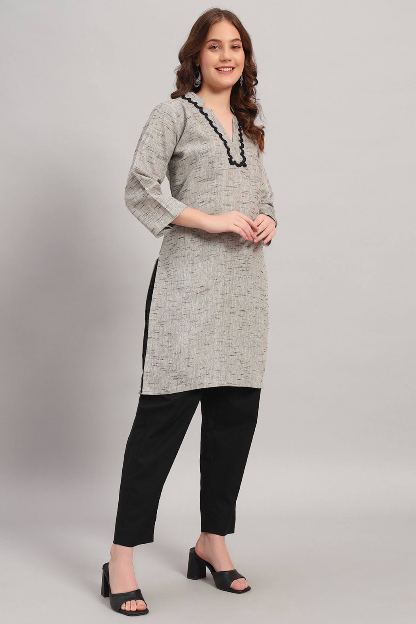 Khadi Cotton Kurta Set