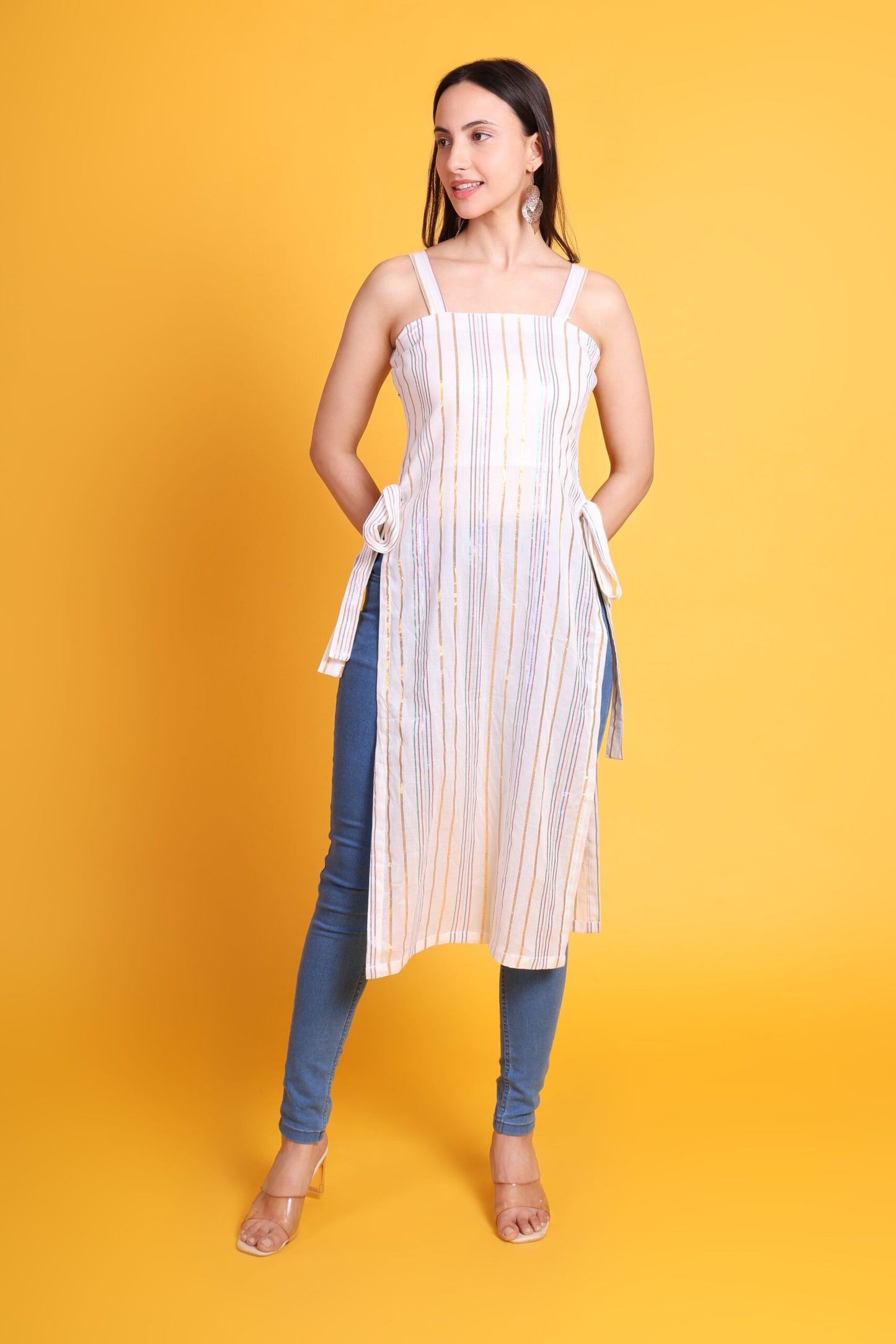 Cotton Strap kurti