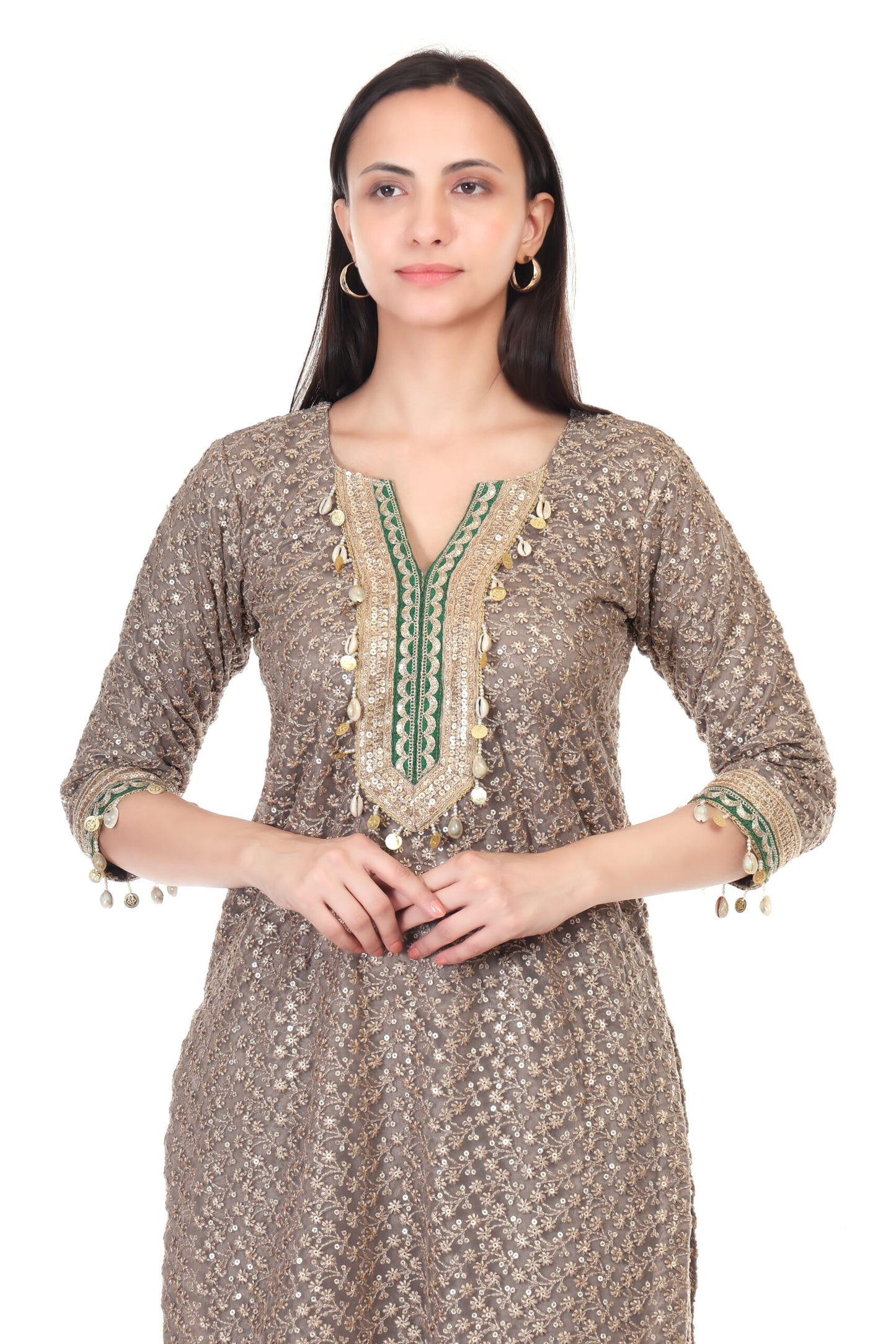 Embroided kurta set