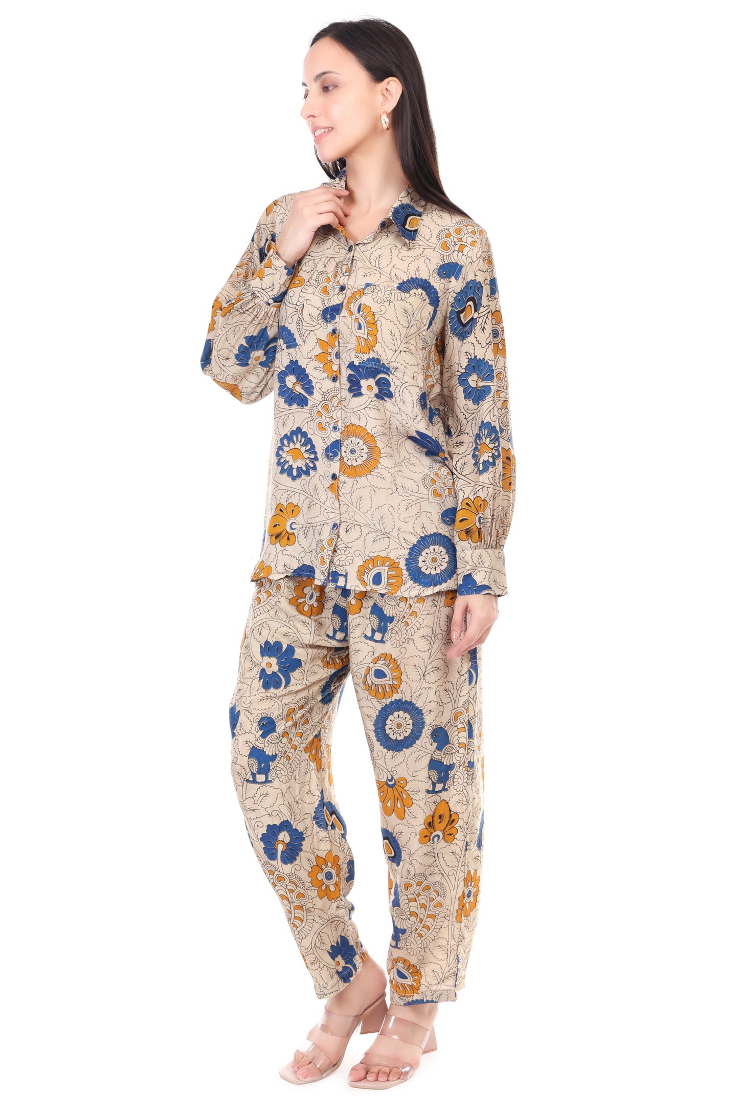 Silk printed coord set