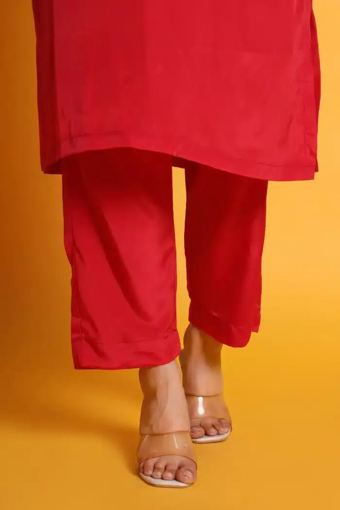 Crepe kurta set
