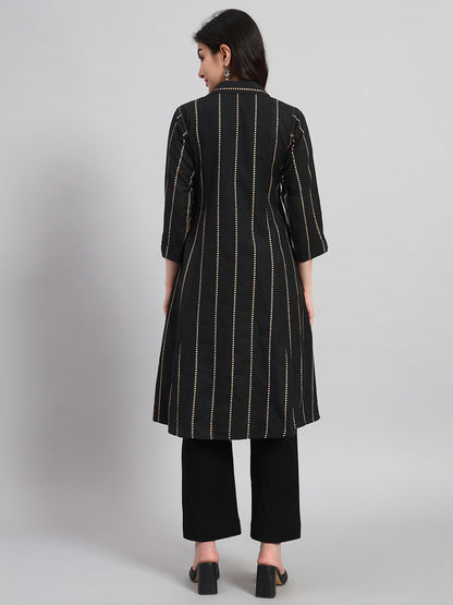 Cotton A-Line Kurta Set