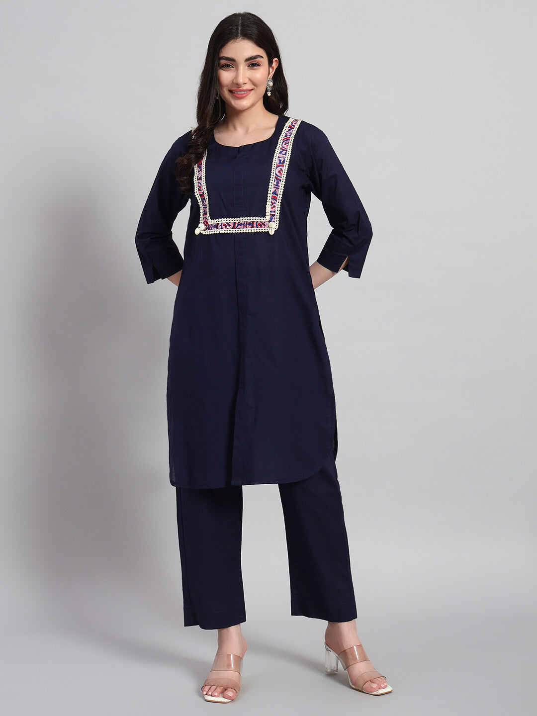Cambric Cotton Kurta Set