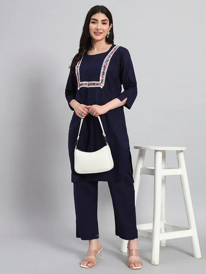 Cambric Cotton Kurta Set