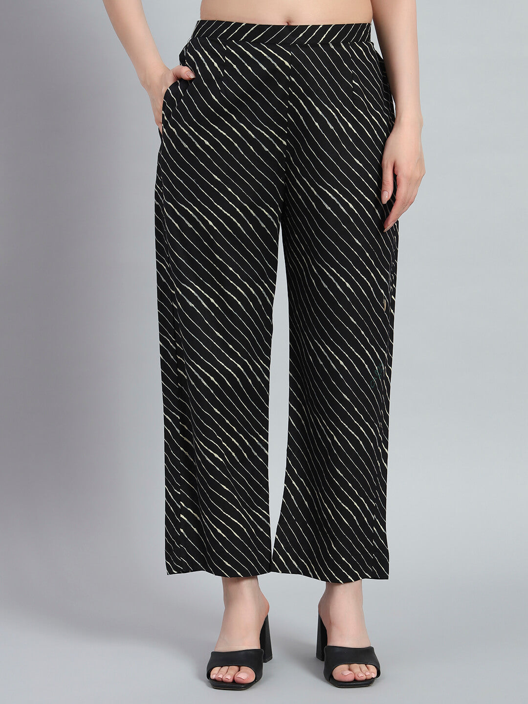 Hand Block Leheria Cotton Kurta Set