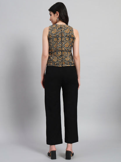 Cotton Kalamkari Basket Top with Pant