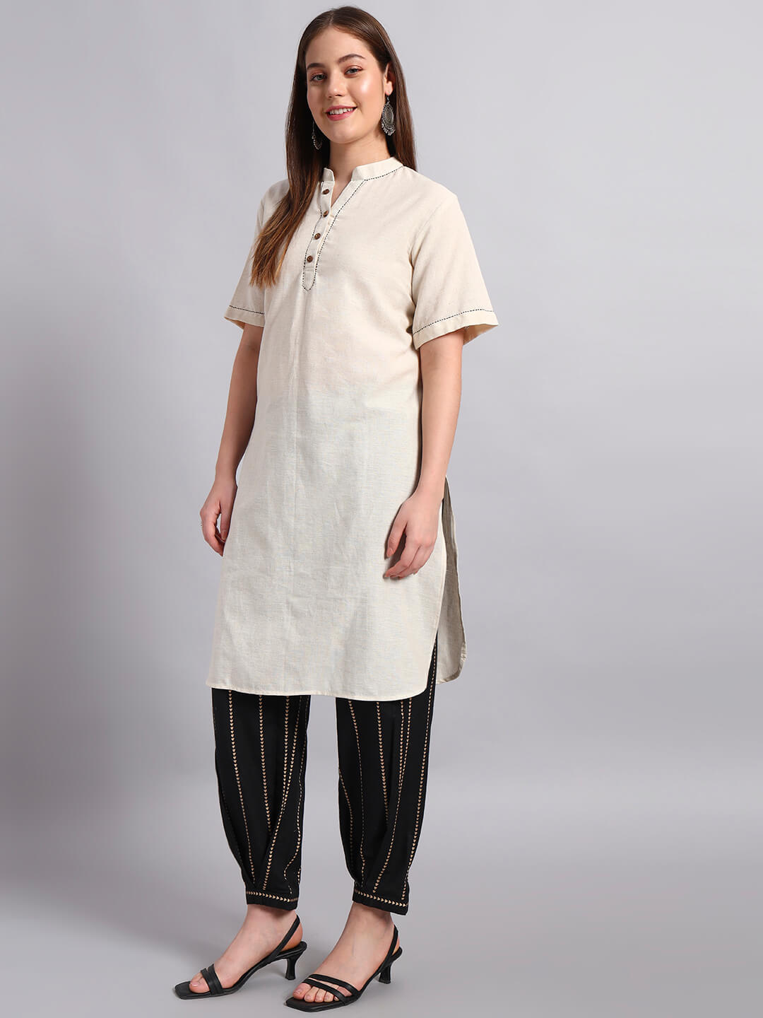 Handloom Cotton Kurta Set