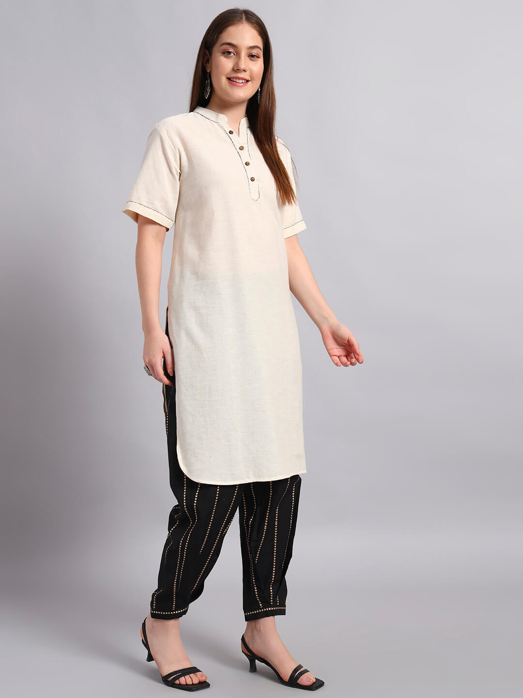 Handloom Cotton Kurta Set