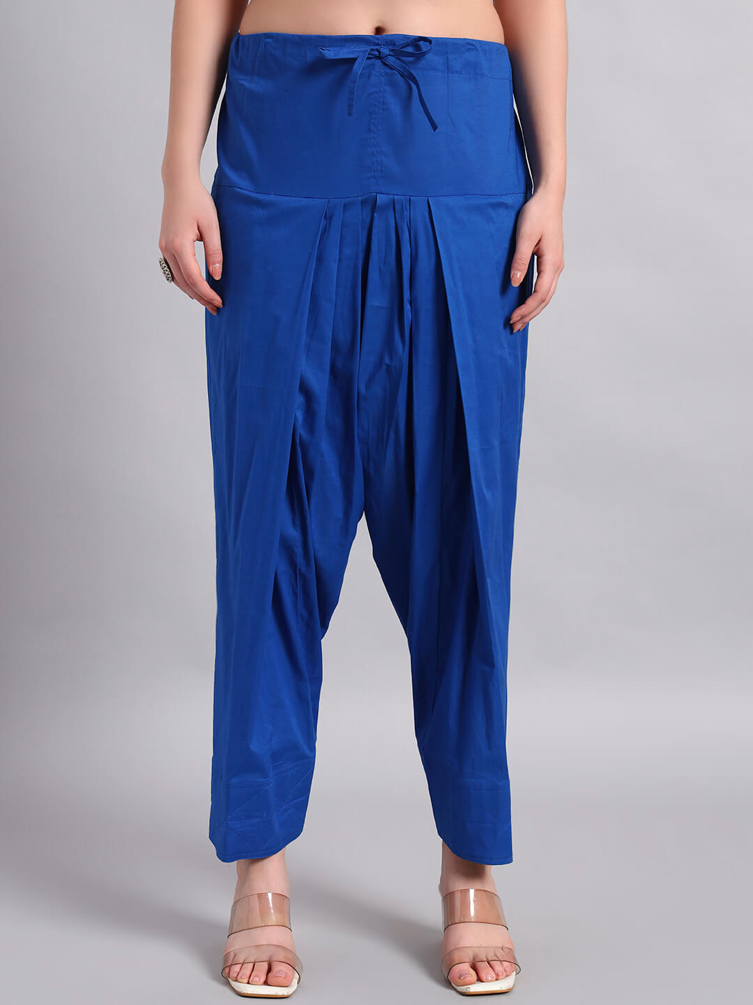 Hand Block Cotton Kurta With Salwar