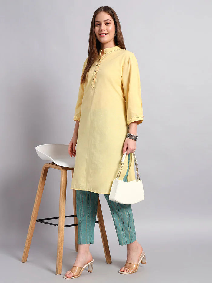 Cotton Kurta Set