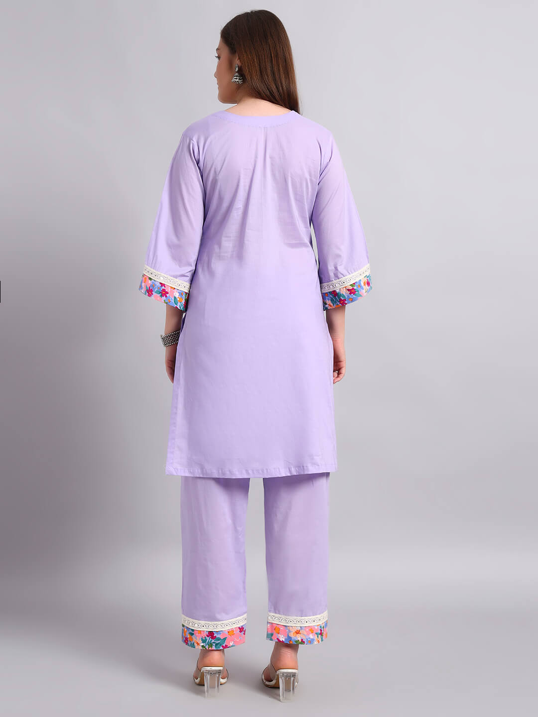 Lilac Pure Cotton Coord Set