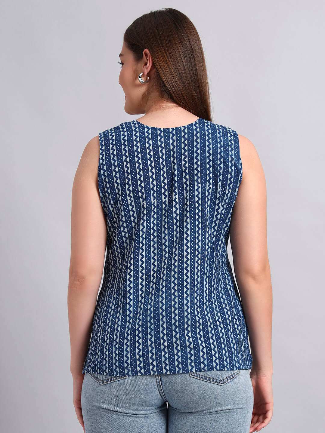 Indigo Cotton Kurti