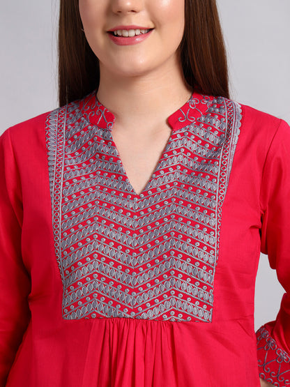 Cotton Kurti with Yoke