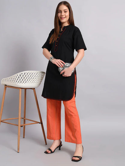 Cambric Cotton Kurta Set