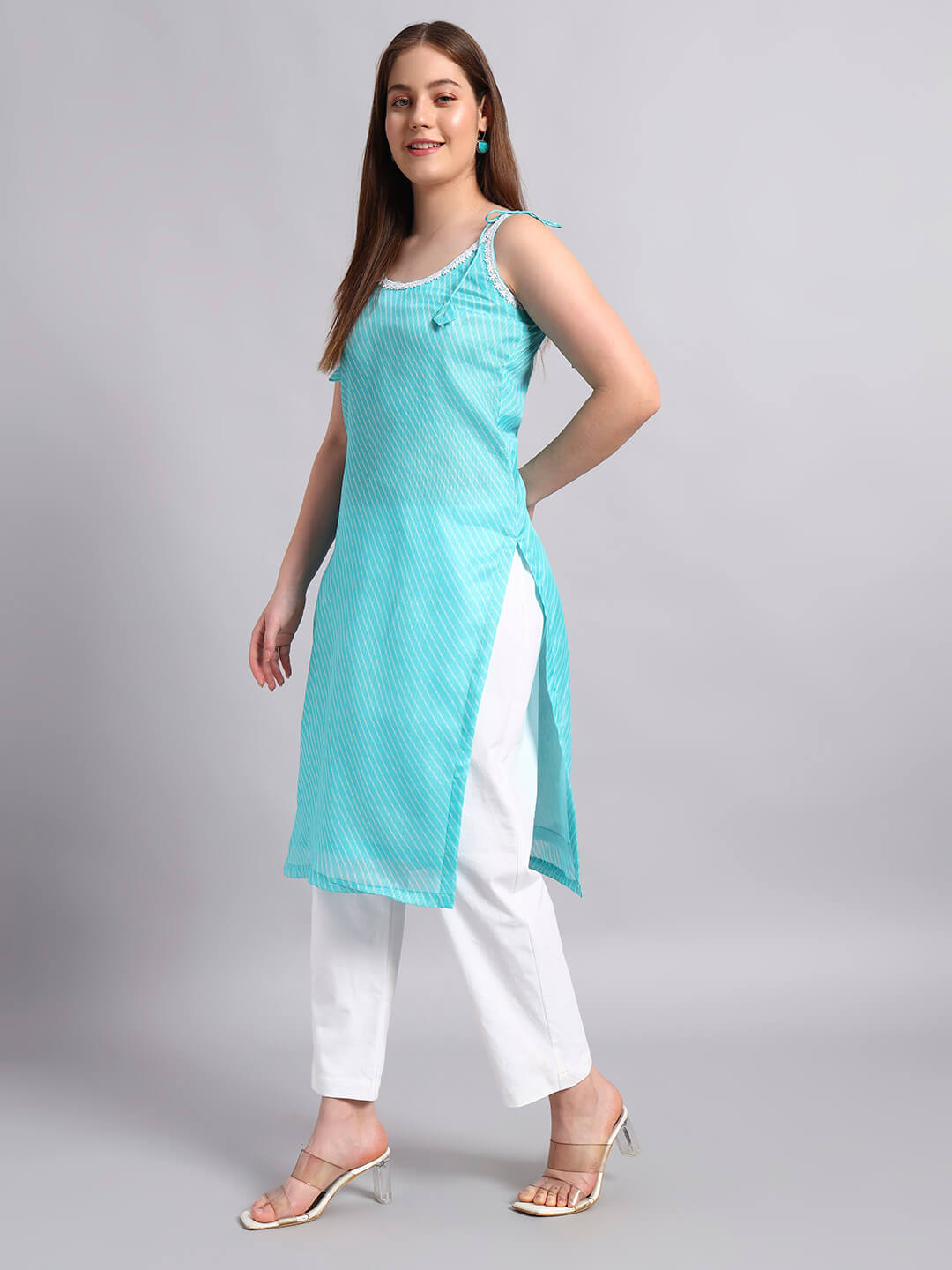 Kotadoria Leheria Kurta Set