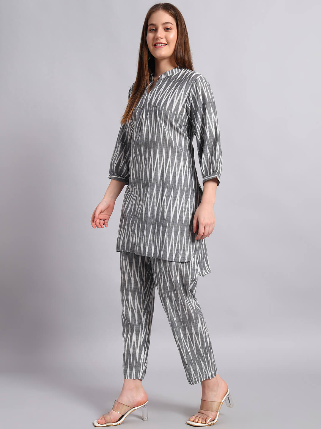 Ikat Cotton Coord Set