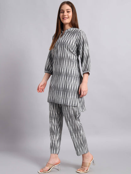 Ikat Cotton Coord Set