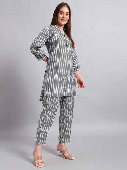 Ikat Cotton Coord Set