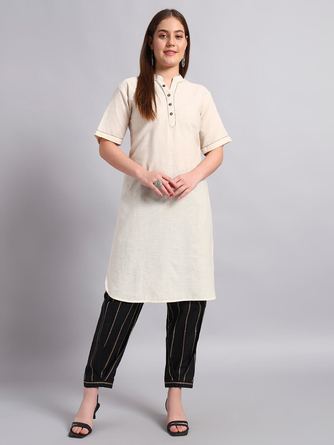 Handloom Cotton Kurta Set