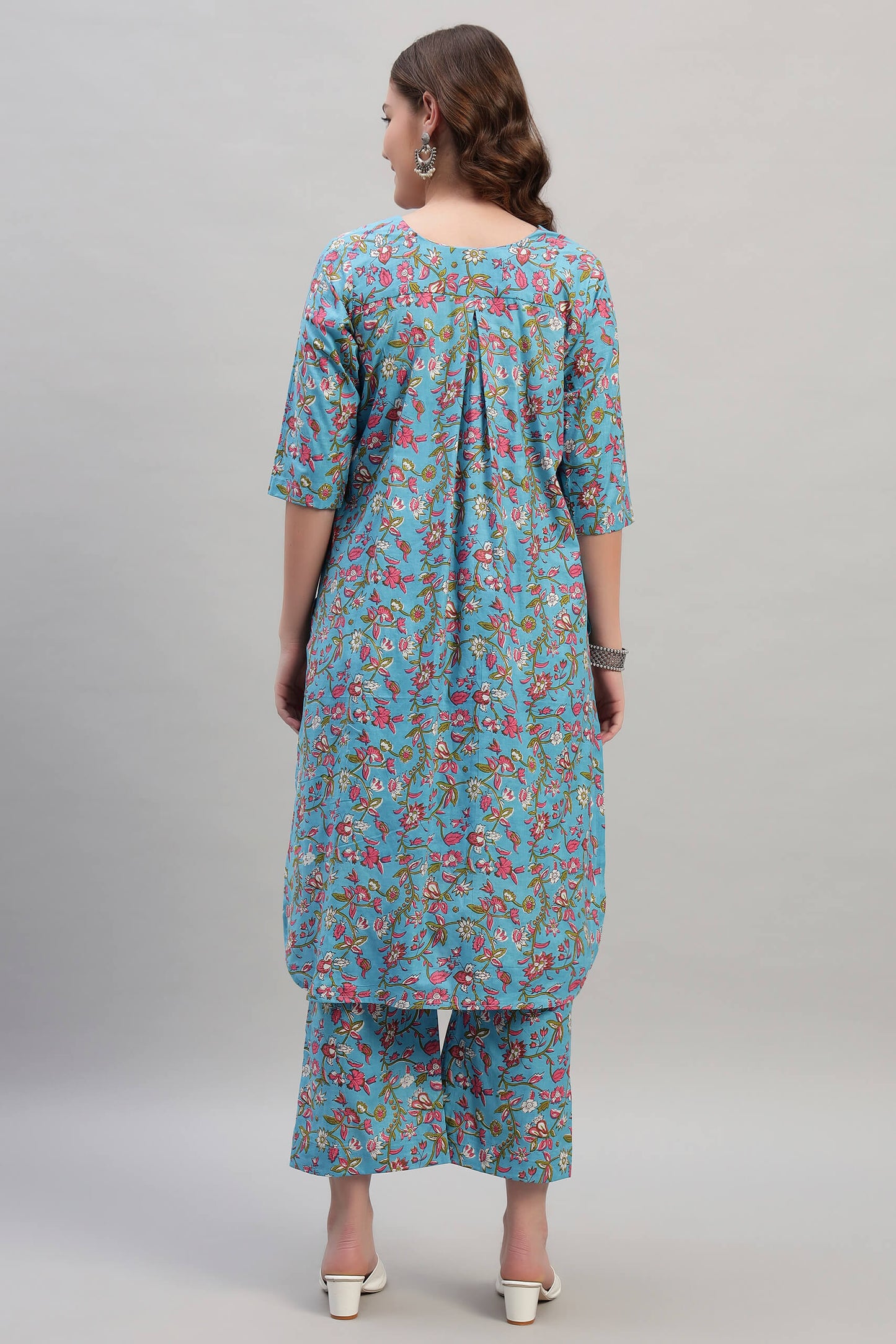 Hand Block Cotton Coord Set