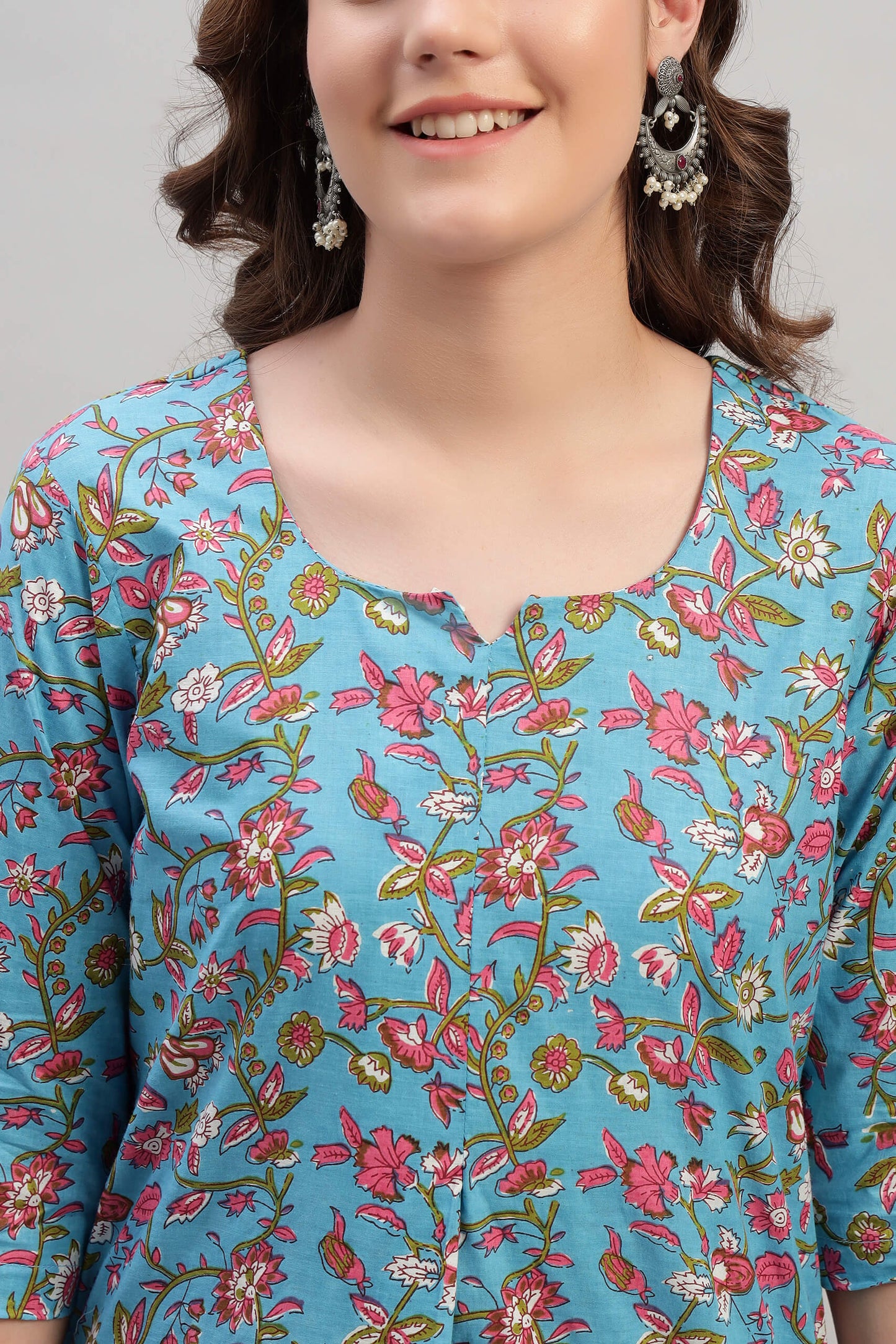 Hand Block Cotton Coord Set