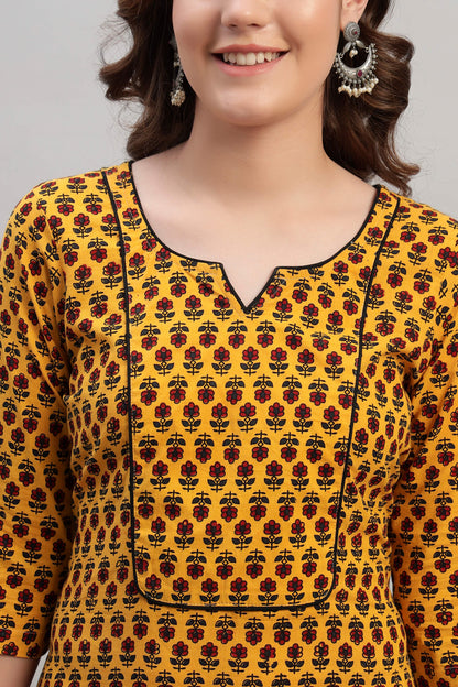 Ajrak Cotton Kurta Set