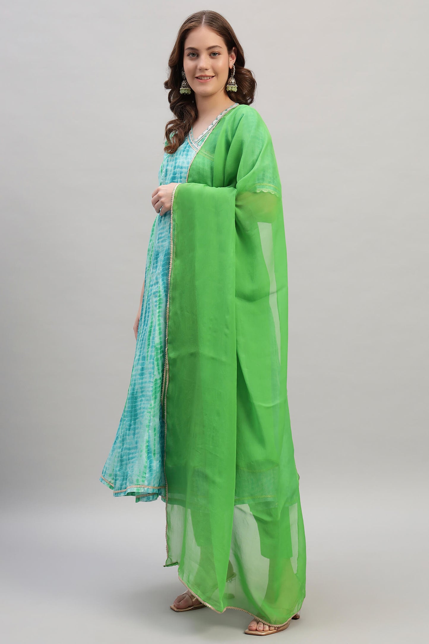 Kotadoria Anarkali Kurta Set