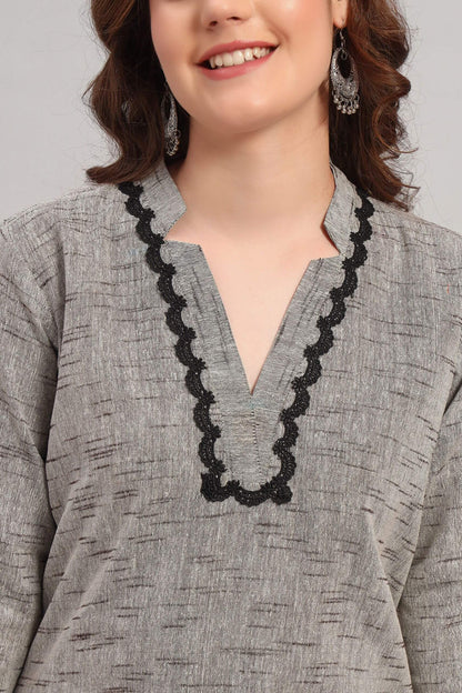 Khadi Cotton Kurta Set