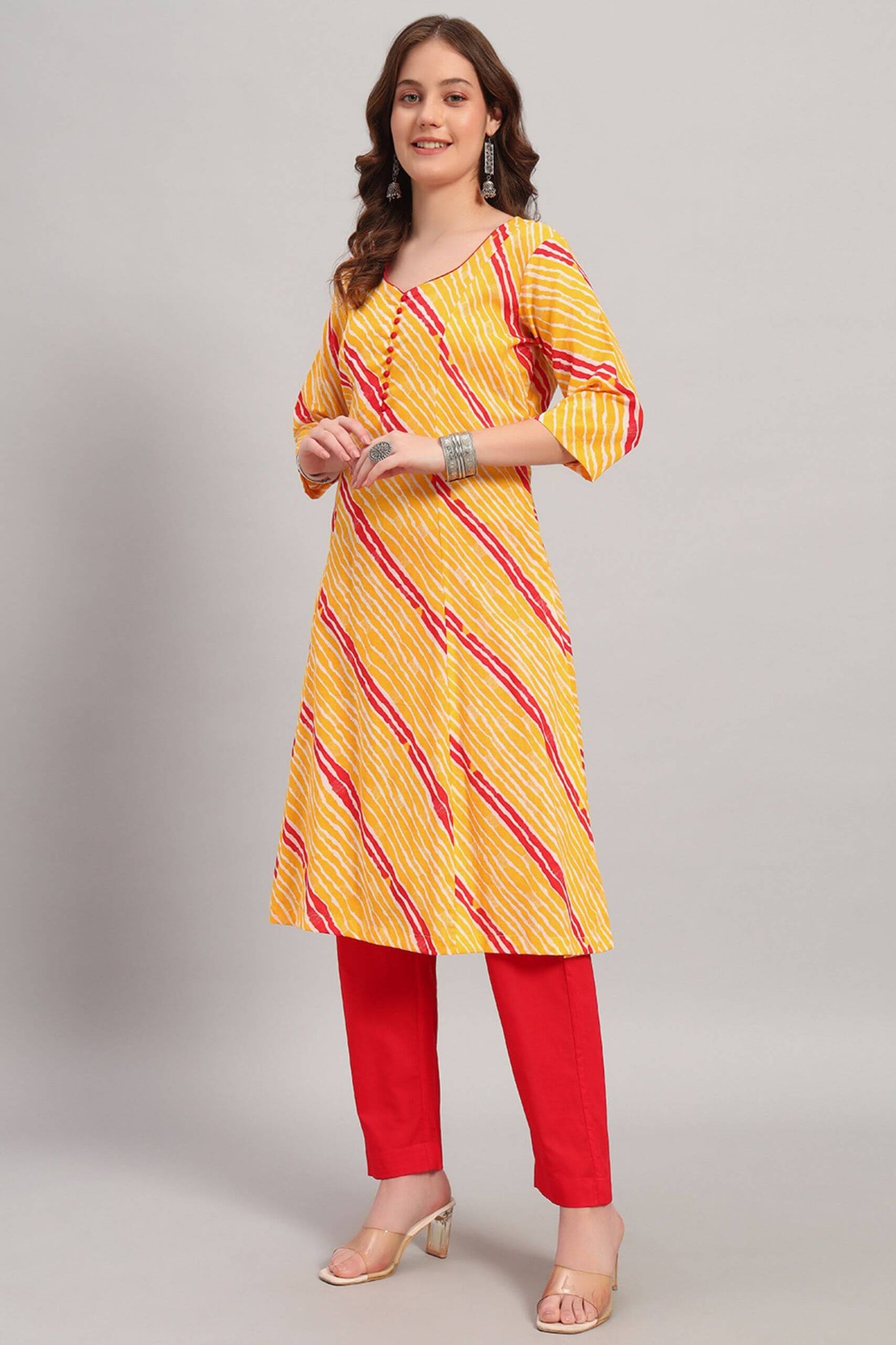 Hand Block Print Cotton Kurta Set