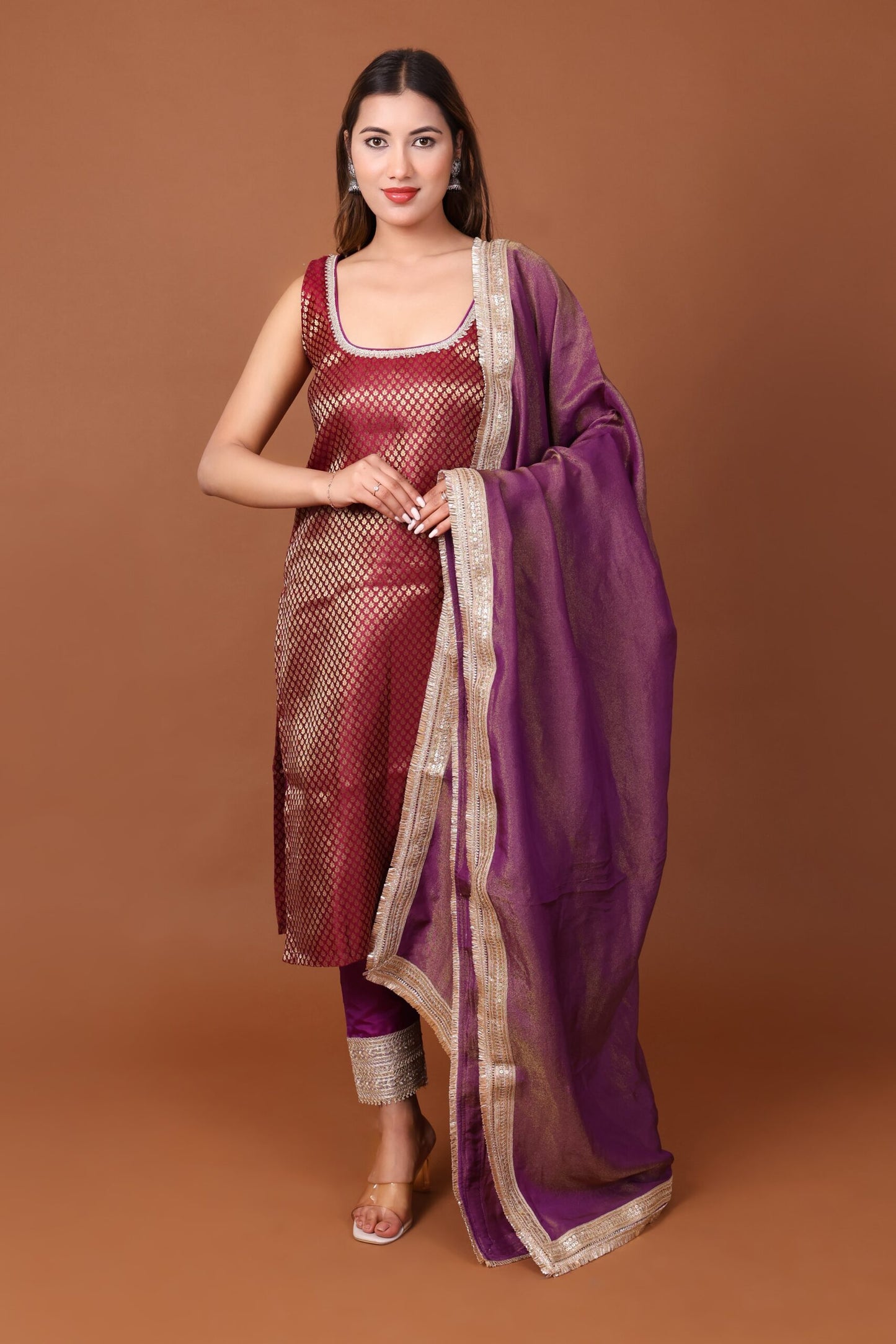 Banarasi Brocade Suit with Dupatta