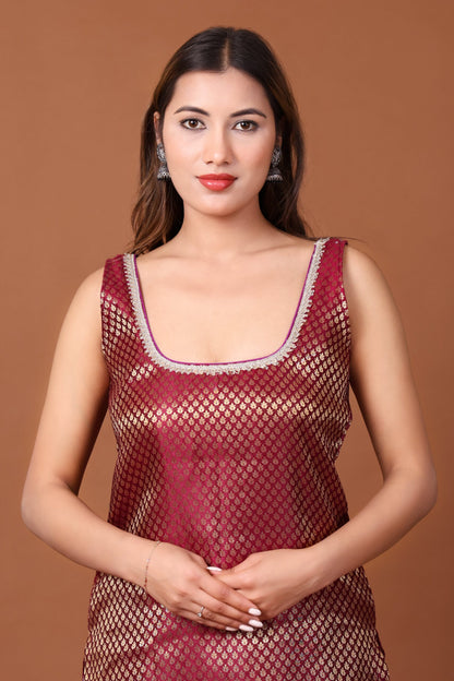 Banarasi Brocade Suit with Dupatta