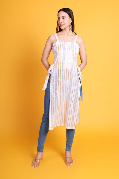 Cotton Strap kurti