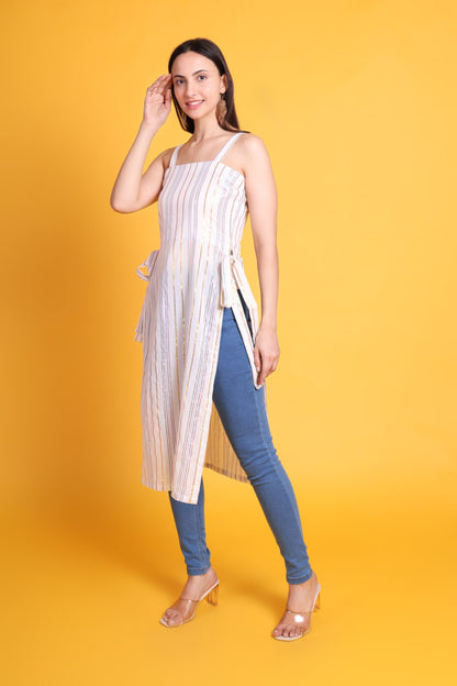 Cotton Strap kurti