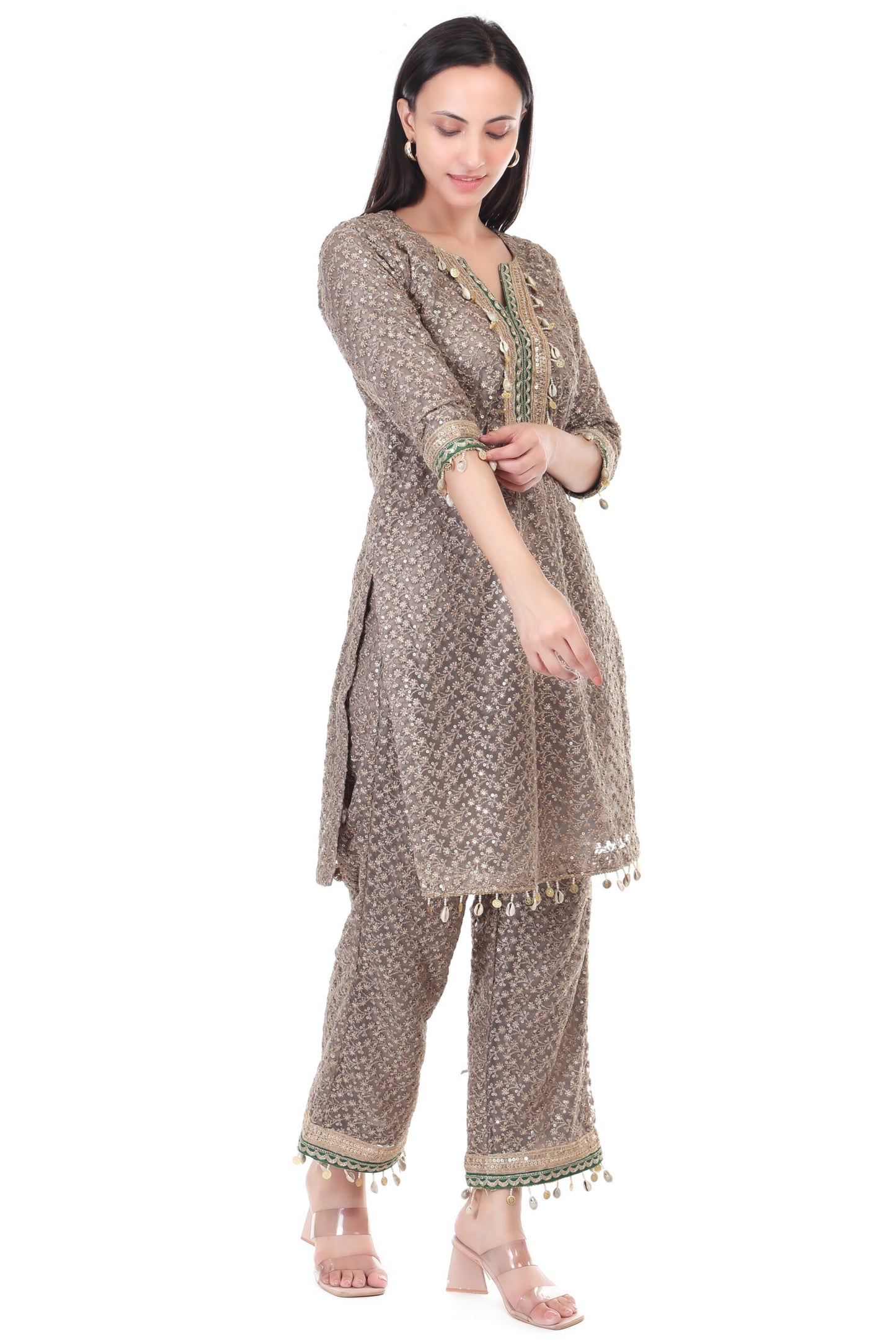 Embroided kurta set