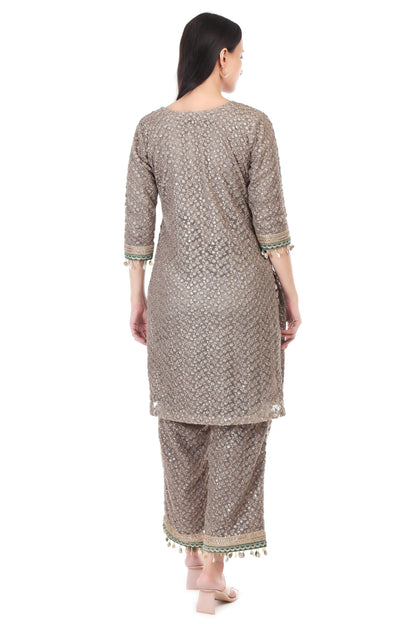 Embroided kurta set