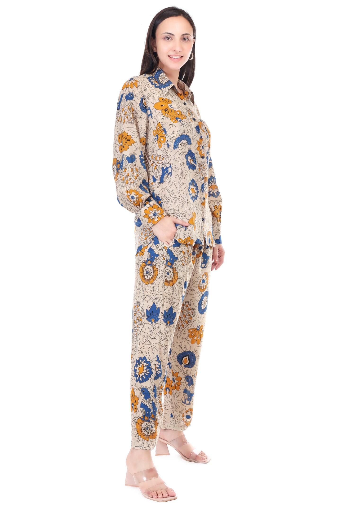 Silk printed coord set