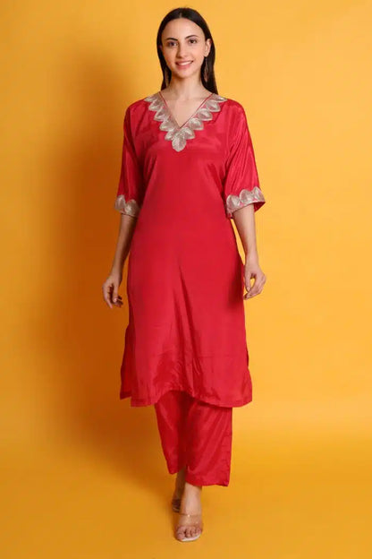 Crepe kurta set
