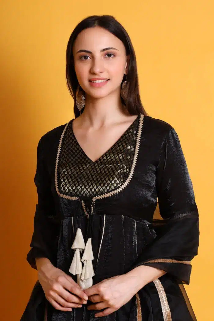 Tissue Organza Sharara Set with Organza Dupatta