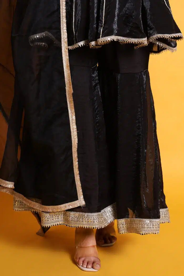 Tissue Organza Sharara Set with Organza Dupatta