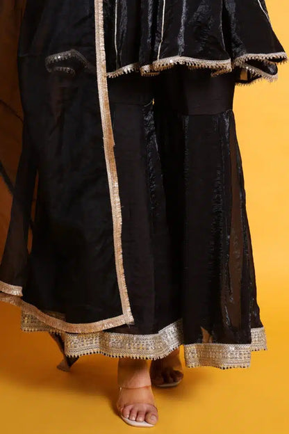 Tissue Organza Sharara Set with Organza Dupatta