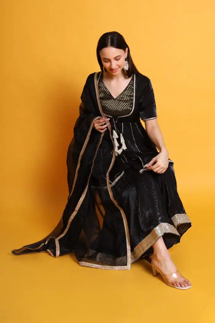 Tissue Organza Sharara Set with Organza Dupatta