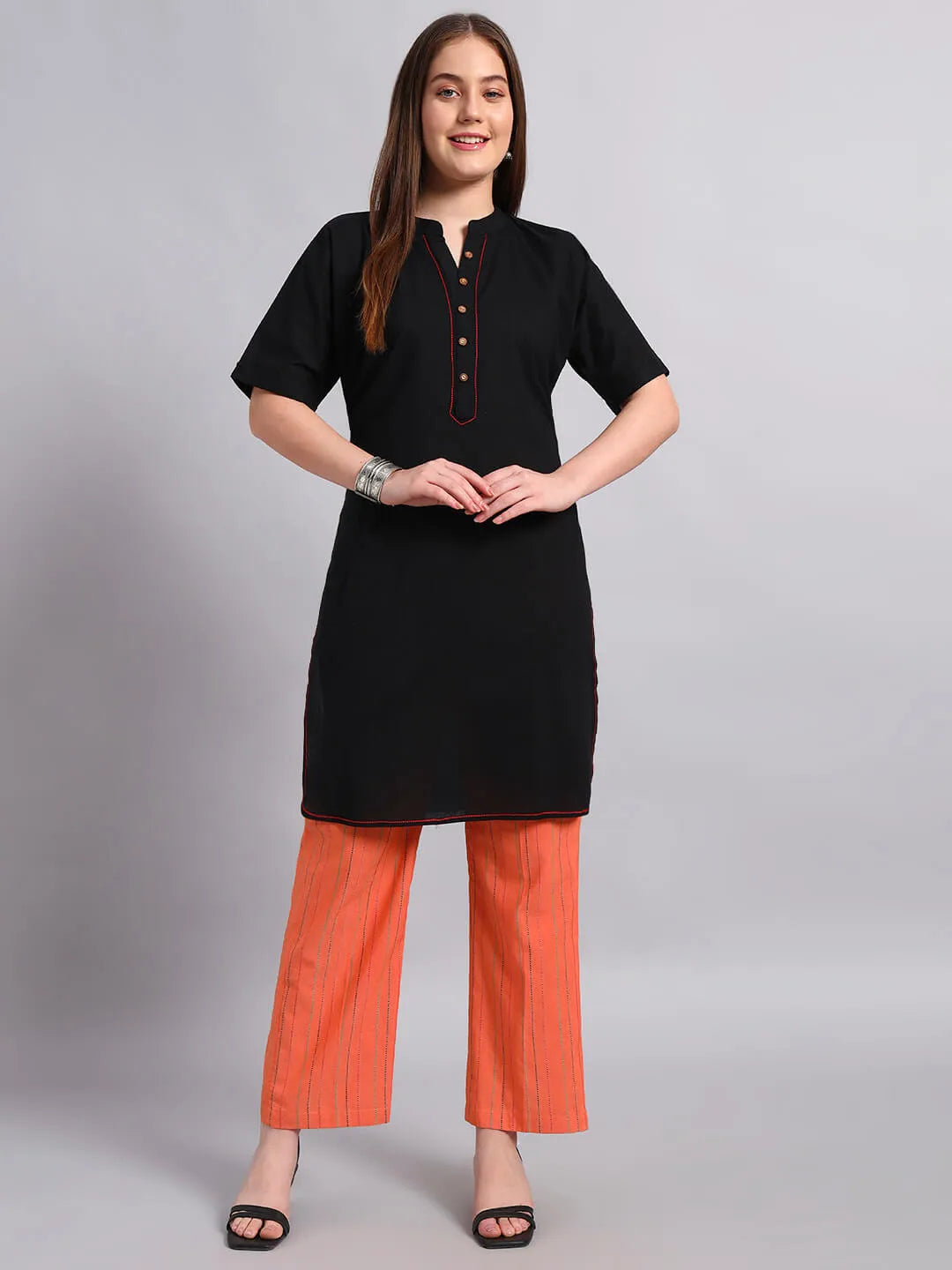 Cambric Cotton Kurta Set