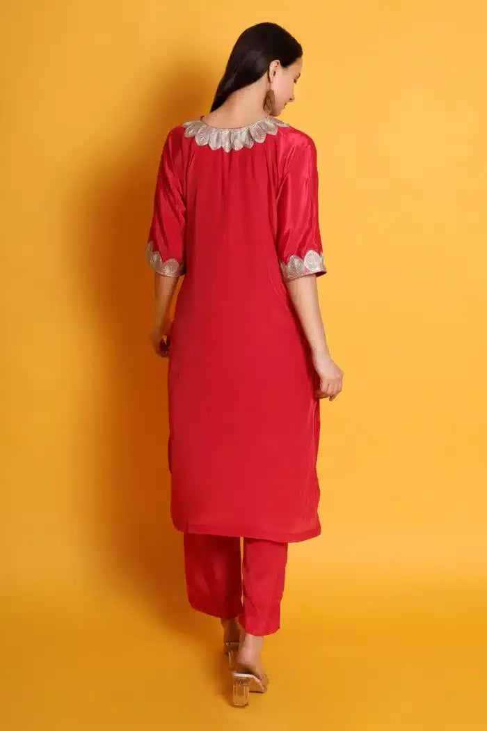 Crepe kurta set